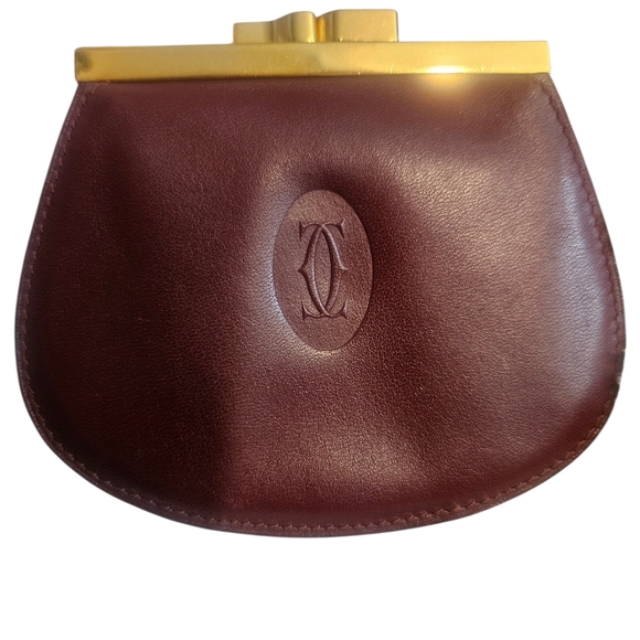 Cartier Must Line Kisslock Coin Purse - Picture 2 of 6